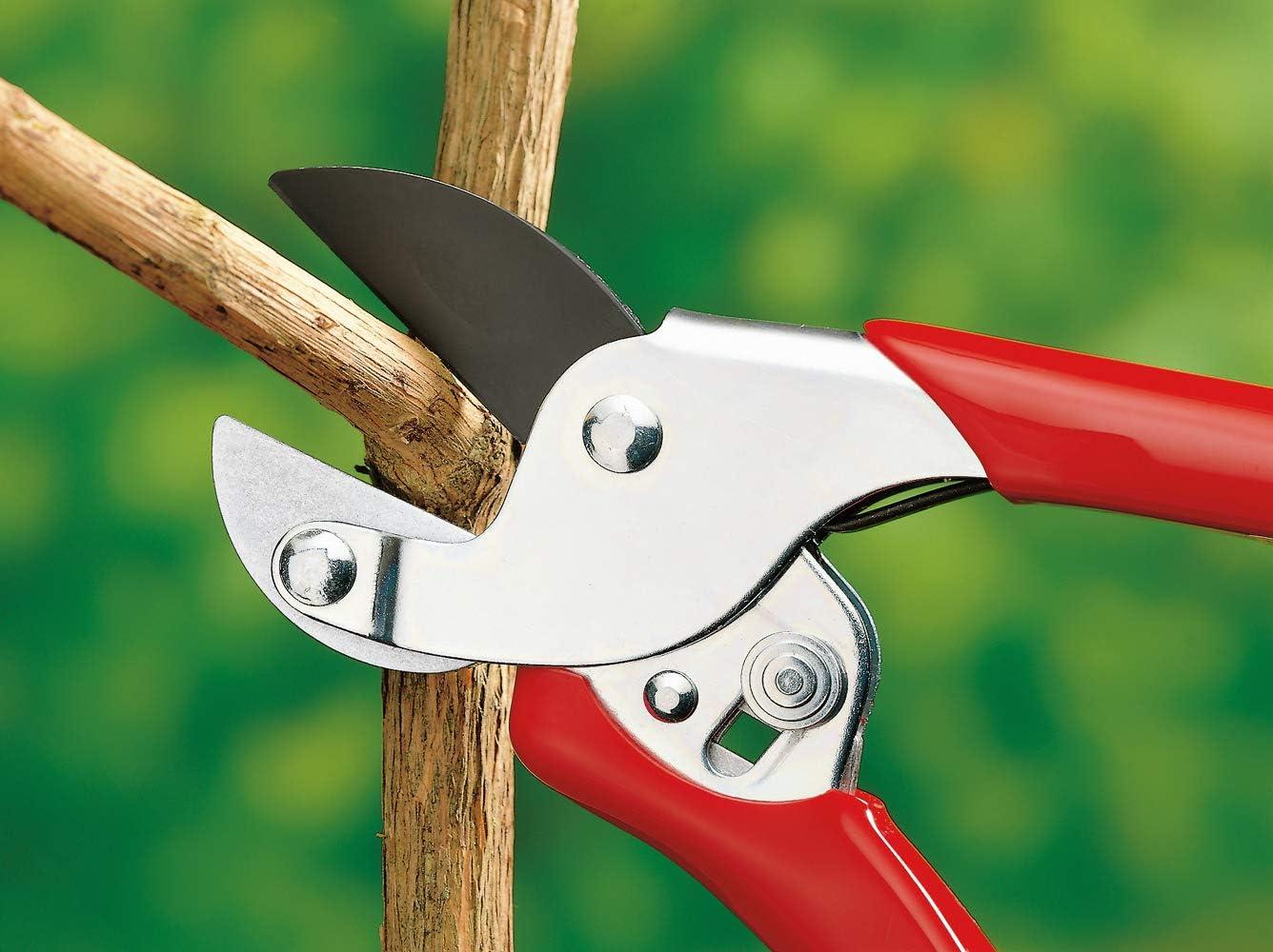 Wolf-Garten Red Anvil Secateurs with Coated Blades