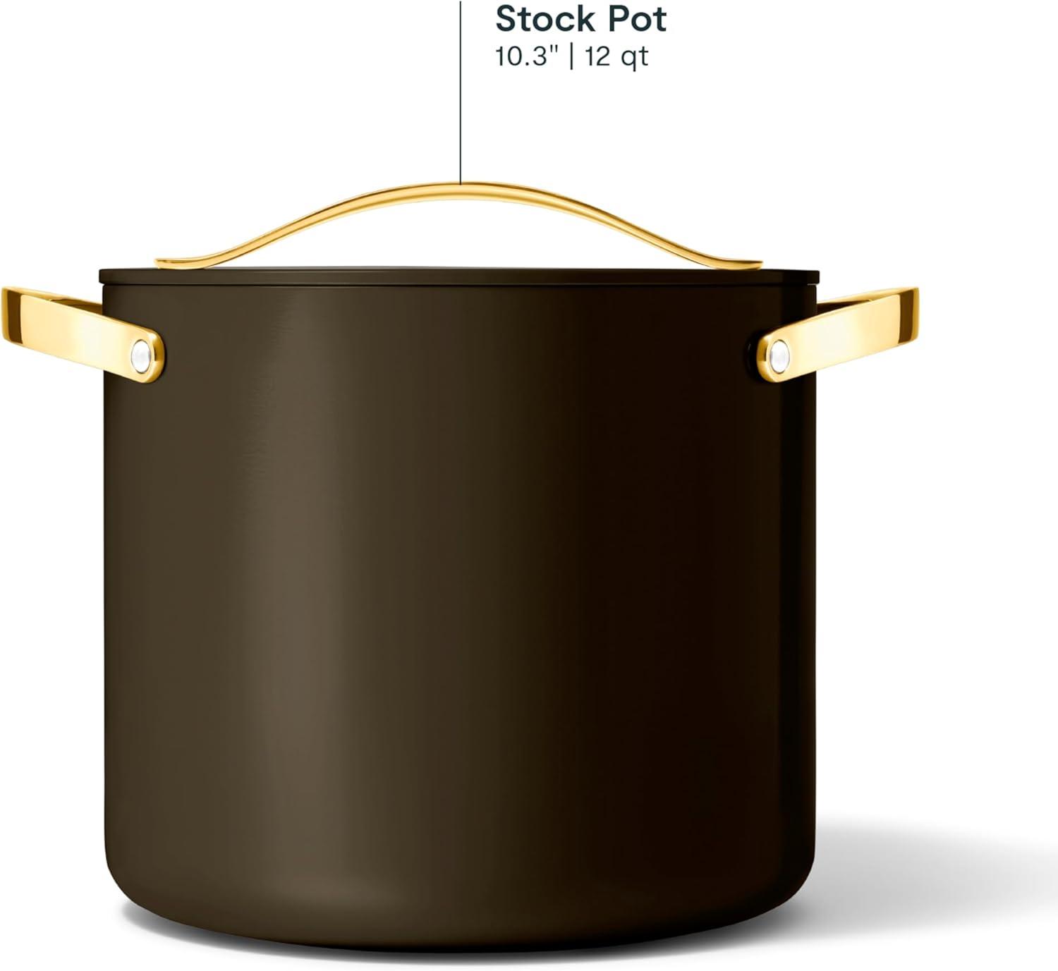 Caraway ® Cookware Plus Cream Stock Pot with Lid