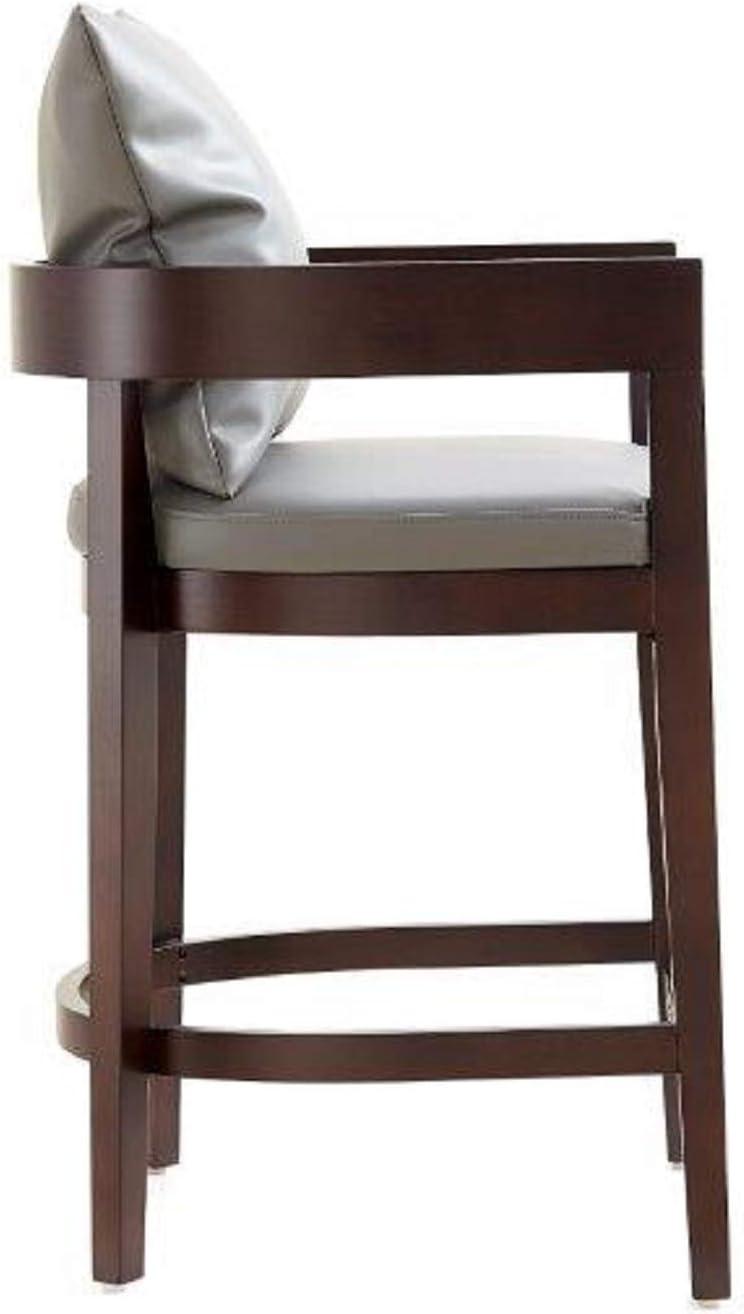 Ritz Beech Wood Counter Height Barstool - Manhattan Comfort