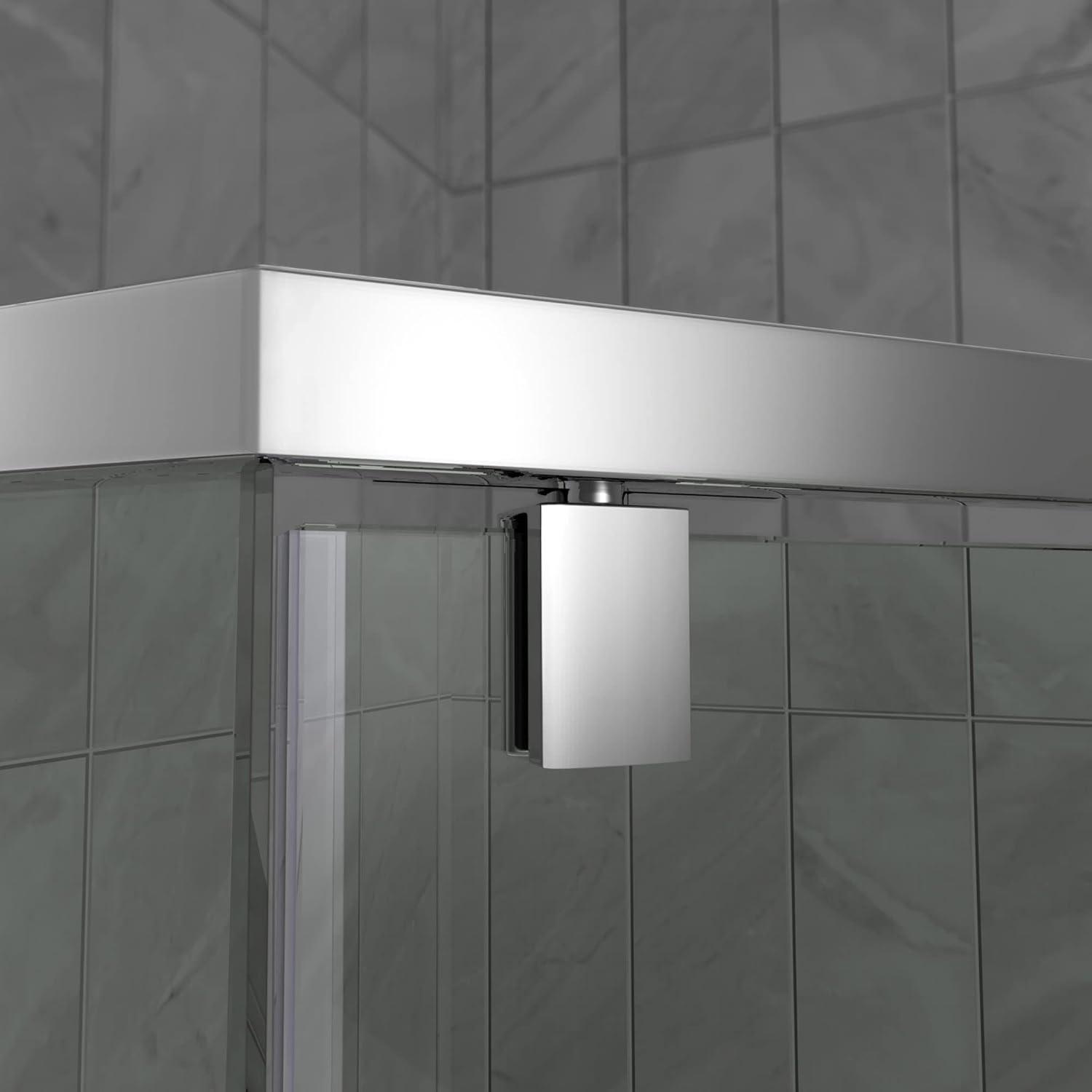 Prism 36.13" W x 36.13" D x 72" H Frameless Neo-Angle Shower Enclosure