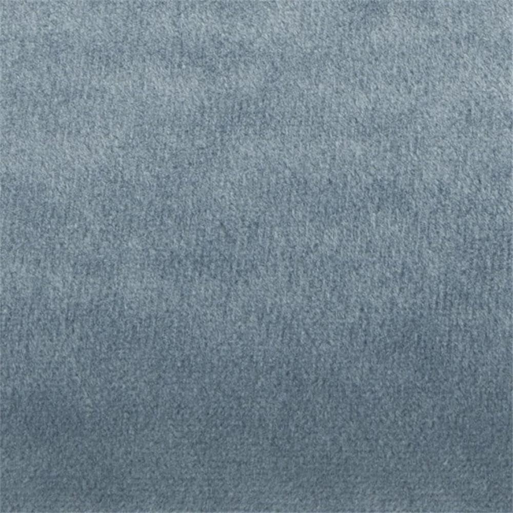Sylva Oval Bench - Slate Blue Velvet/Gold - Safavieh