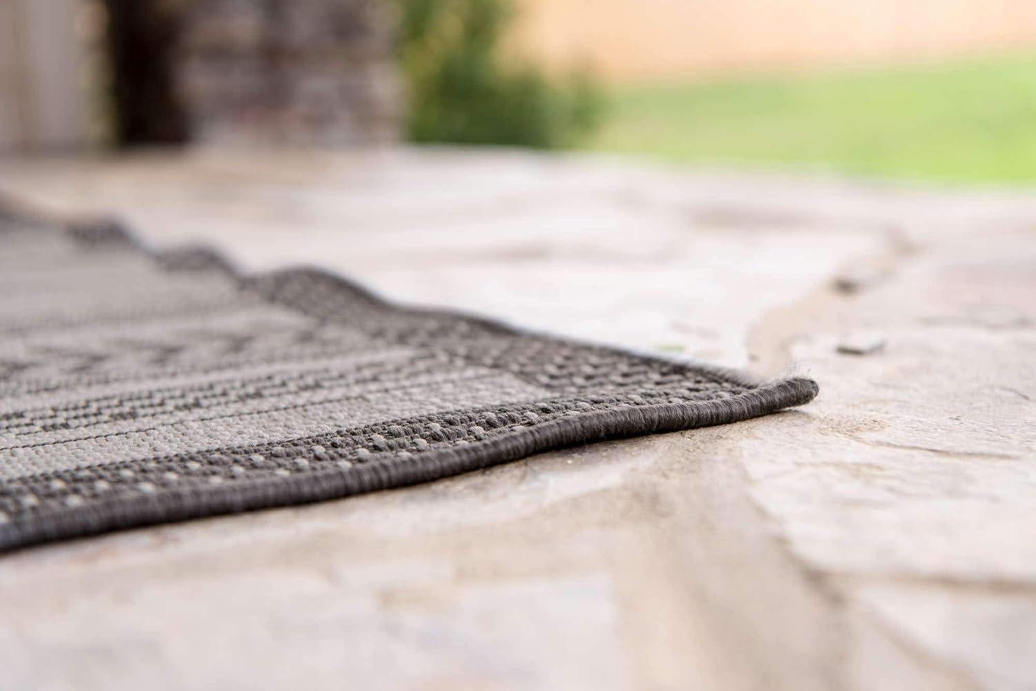 McLellen Striped Indoor / Outdoor Rug