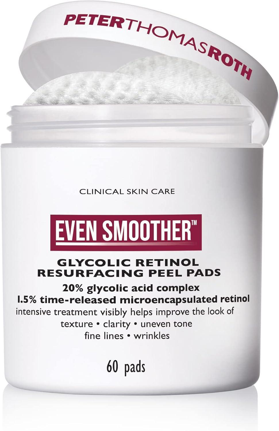 Glycolic Retinol Resurfacing Peel Pads for All Skin Types