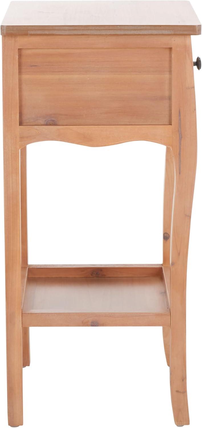 Thelma End Table - AMH6619C - Honey Natural - Safavieh Couture