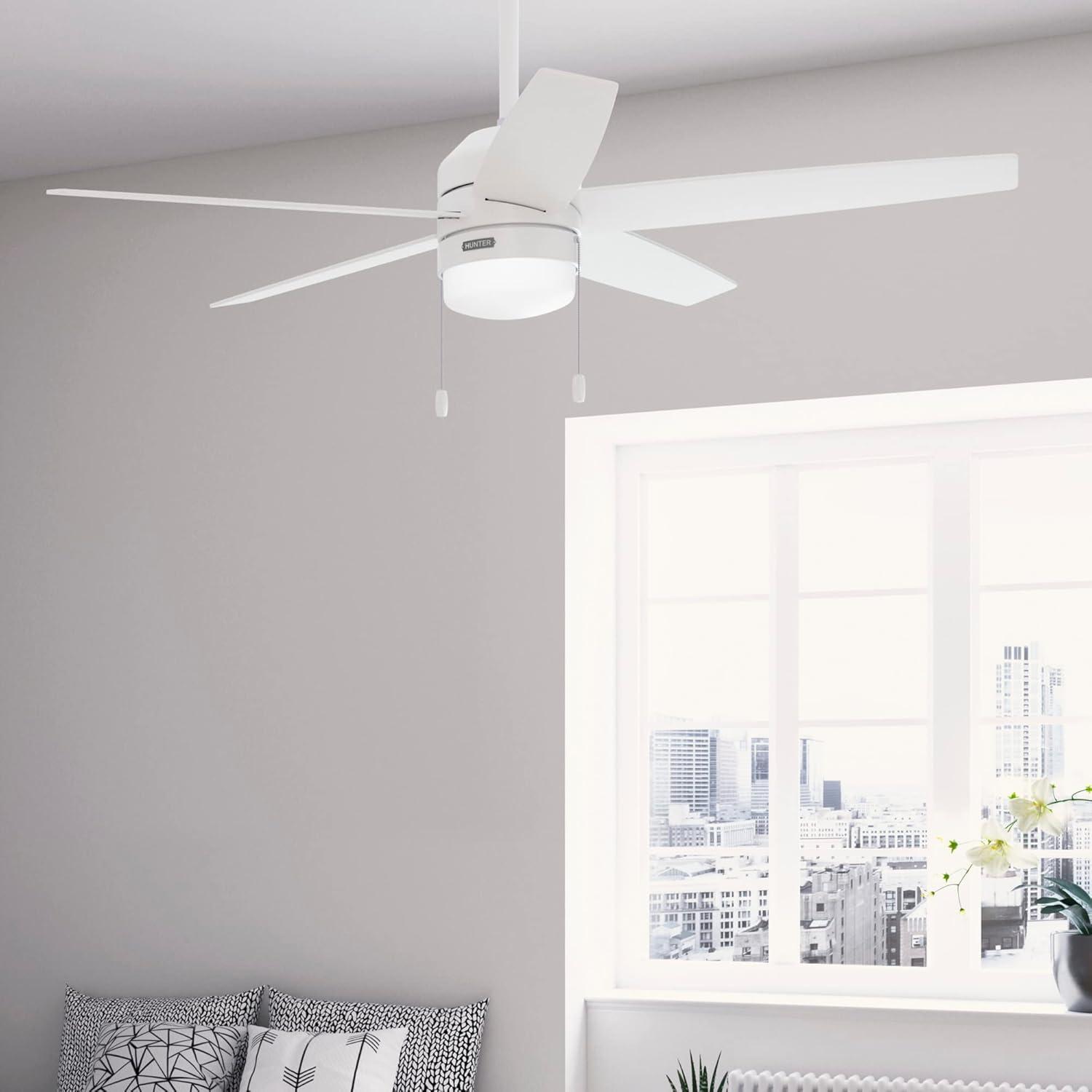 Bardot 52" 5 - Blade Ceiling Fan With Lights and Pull Chains