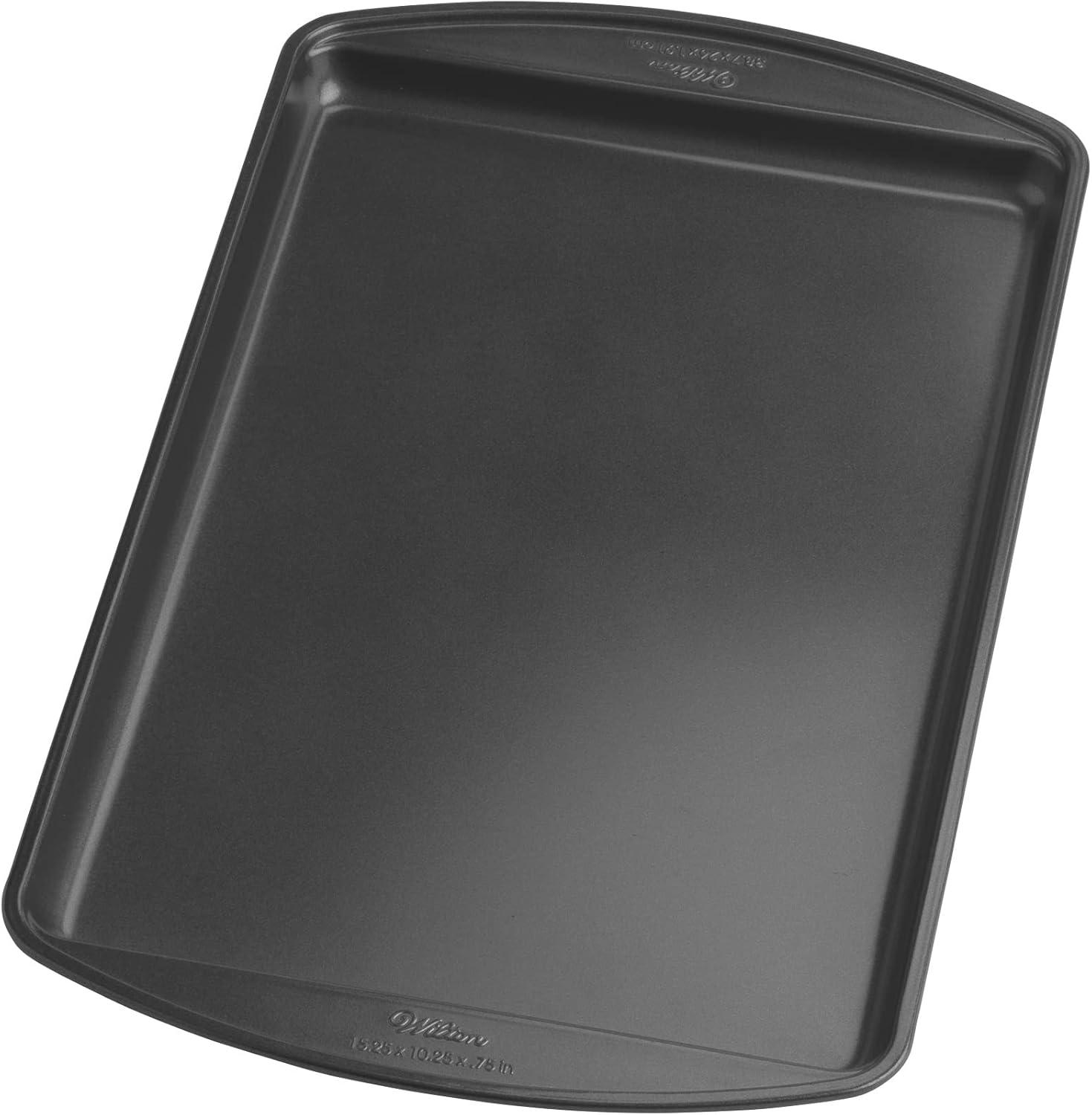 Wilton Non-Stick Medium Gray Steel Cookie Sheet Pan