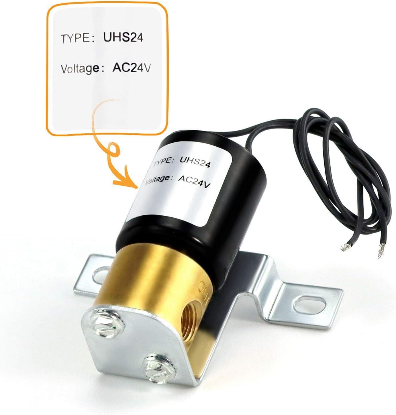 Universal 24V Solenoid Valve Kit with Brass Fittings