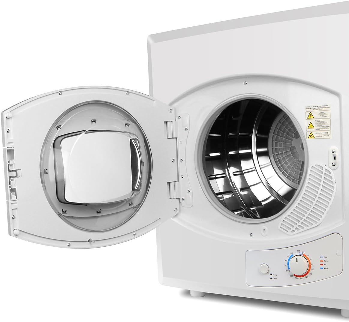 Barton Tumble Dryer White Heat Control Automatic Portable Electric RV 2.6 cu ft