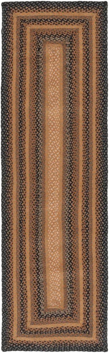 Braided BRD652 Flat Weave Indoor Runner Rug - Natural/Sage - 2'3"x8' - Safavieh
