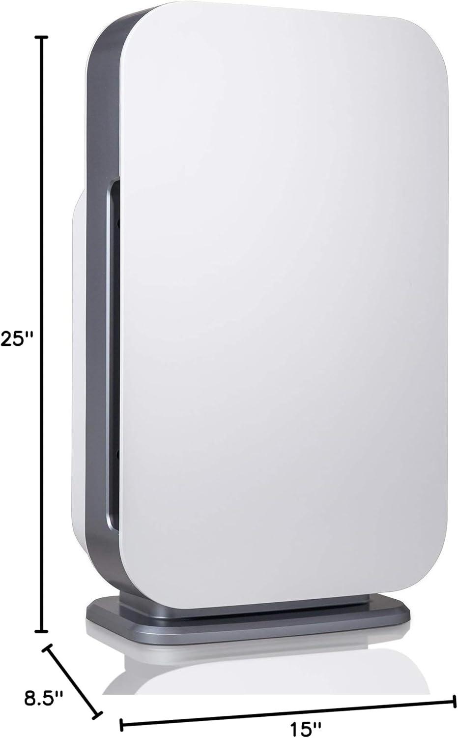 White HEPA Air Purifier with Odor Absorbing Filter