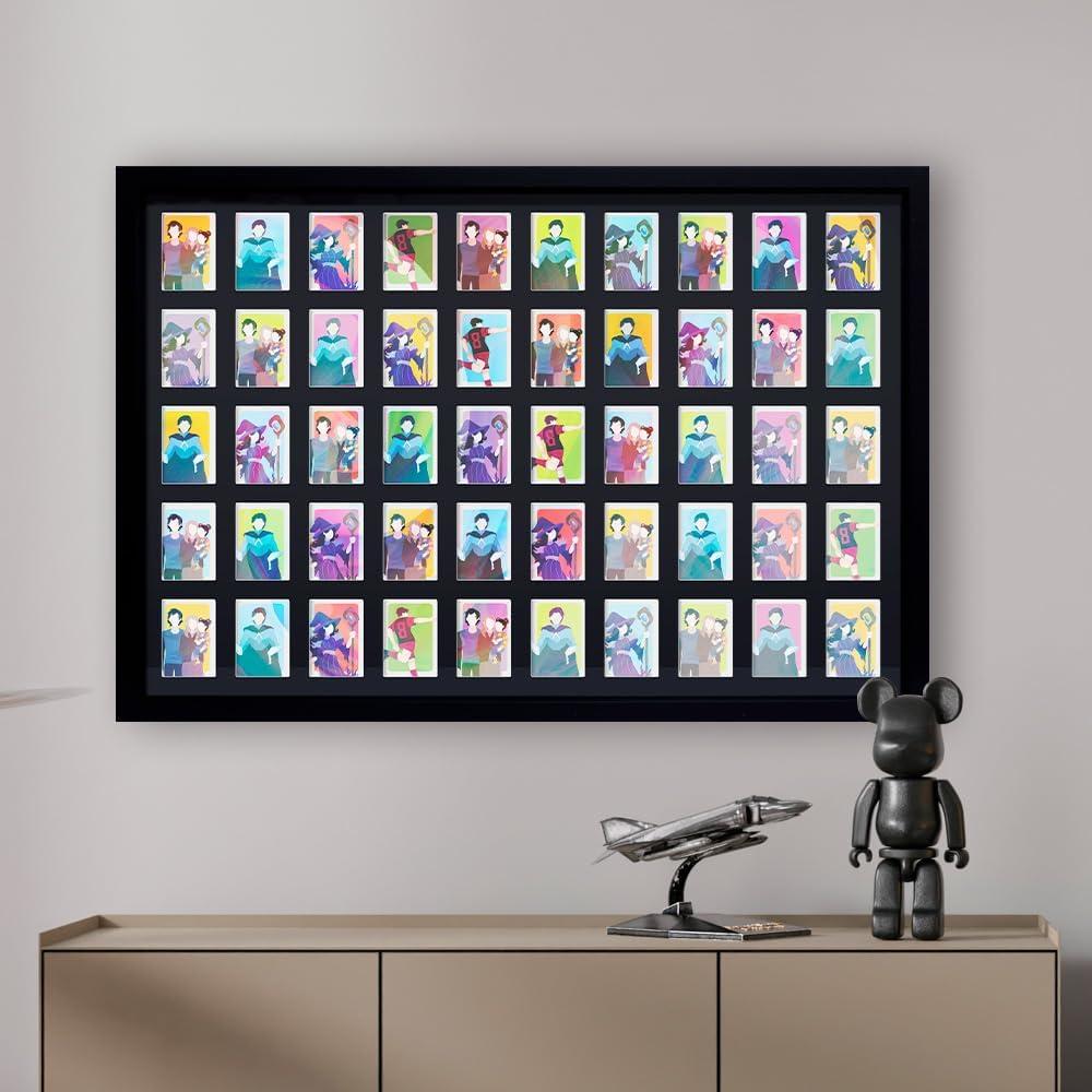 Gb Eye 36X24 Display Trading And Sport Cards Collector Frame, 50 Cards Display Case