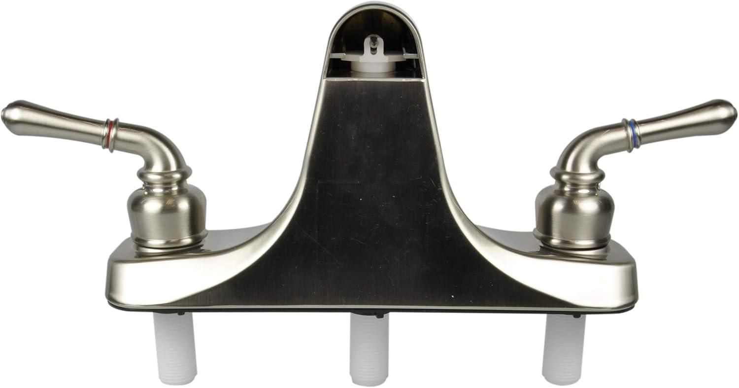DANCO Lever-Style Mobile Home Center-Set Tub/Shower Faucet, Brushed Nickel, 8-Inches (10883X)