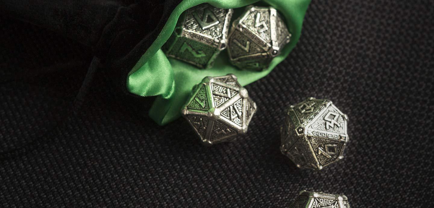 Q Workshop Mythical Metal Dice Set