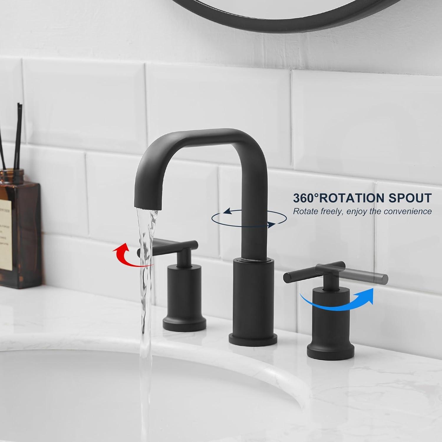 Widespread 2-handle Bathroom Faucet