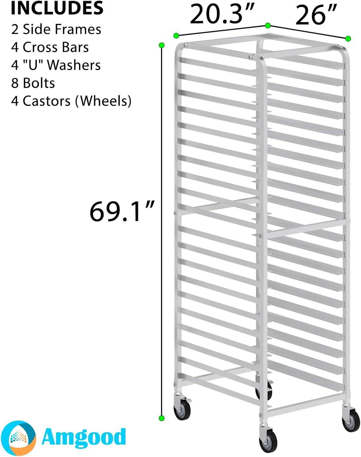 Giantex Giantex 20 Shelf Pan & Tray Rack