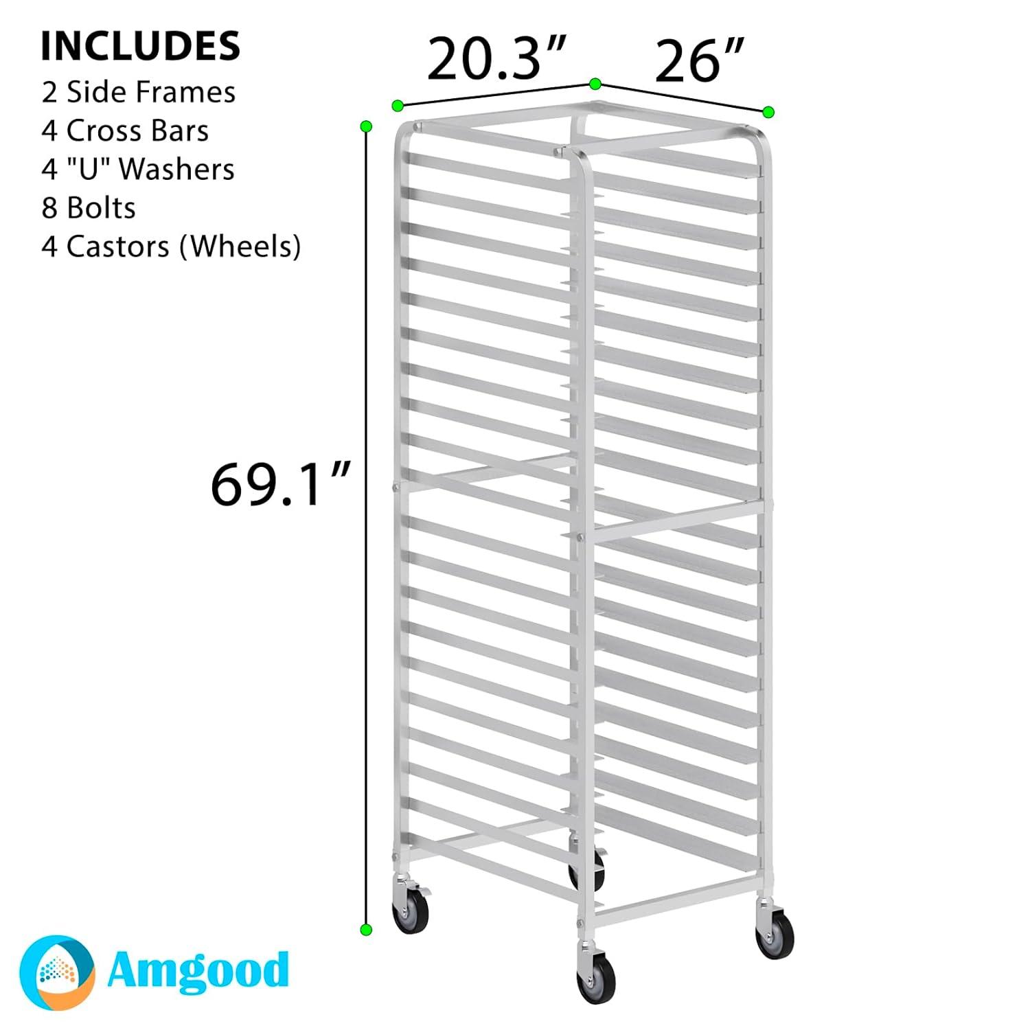 Giantex Giantex 20 Shelf Pan & Tray Rack