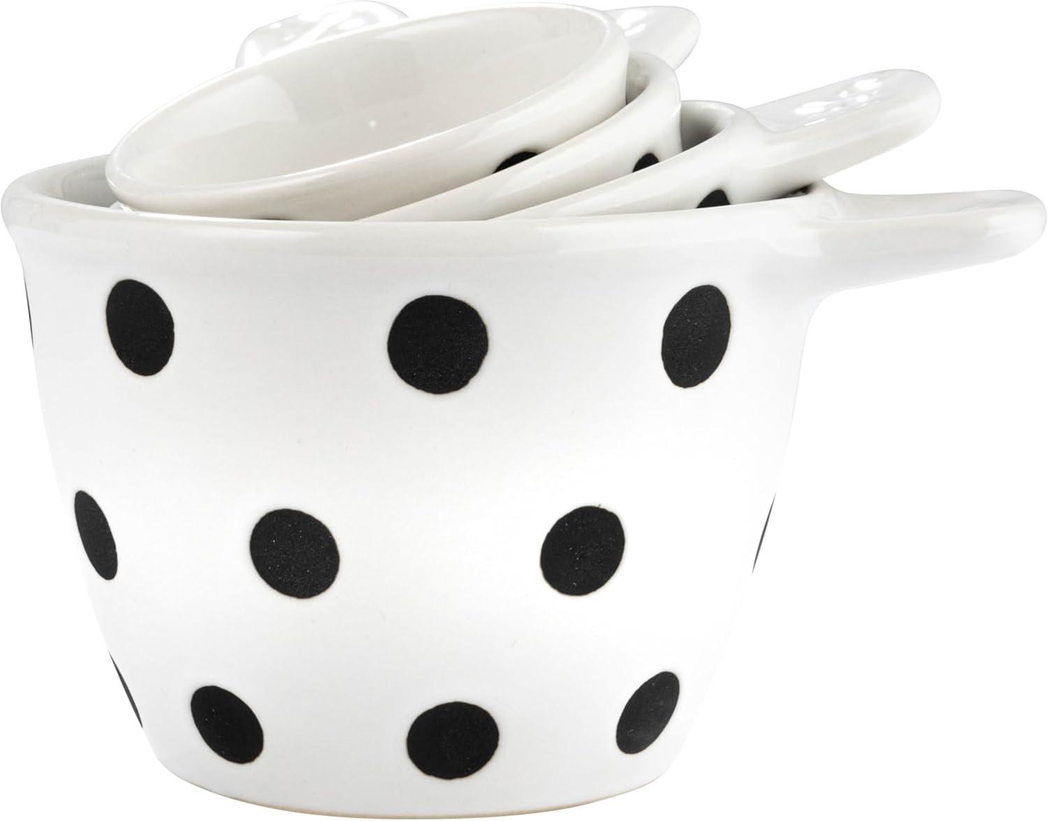 Creative Co-Op Creative Co-Op Melange 4 -Piece Ceramic Measuring Cup Set