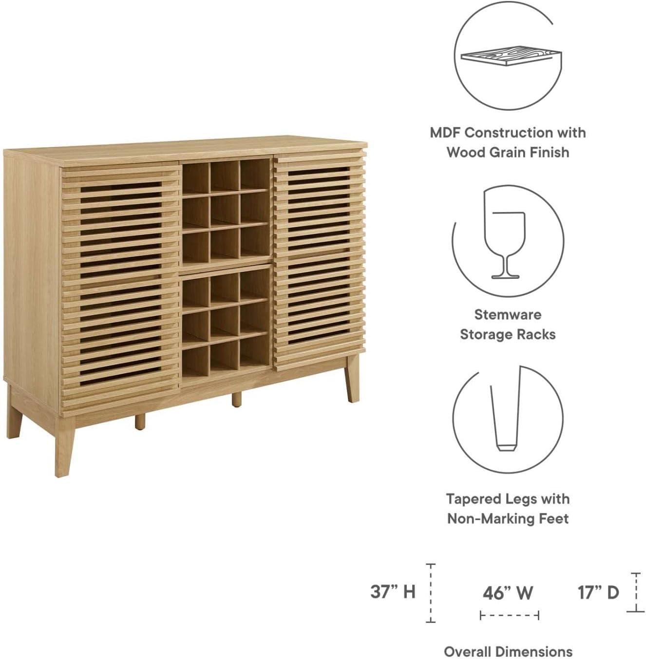 Modway Render Bar Cabinet