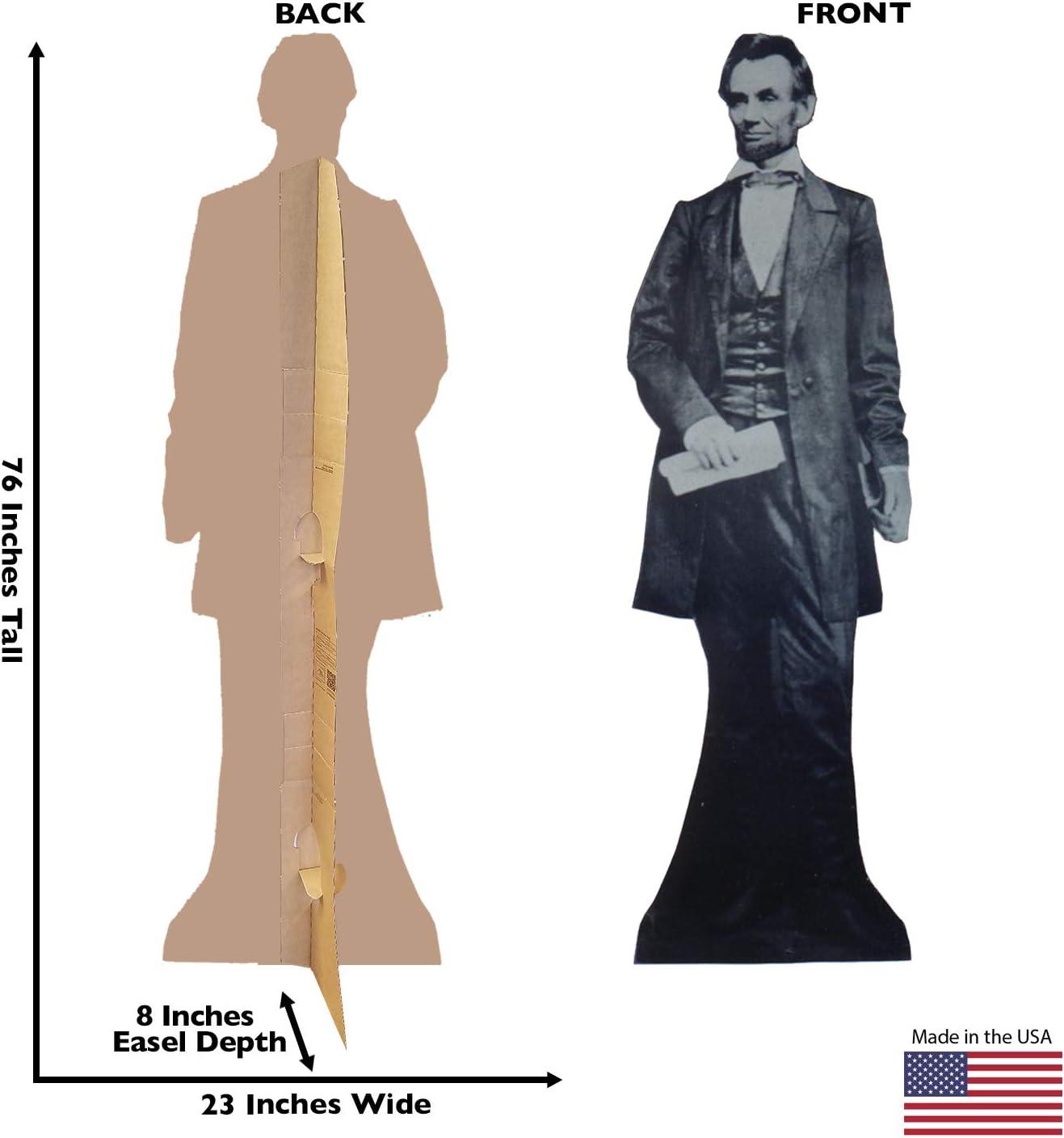 Life-Size Abraham Lincoln Cardboard Standup Decor