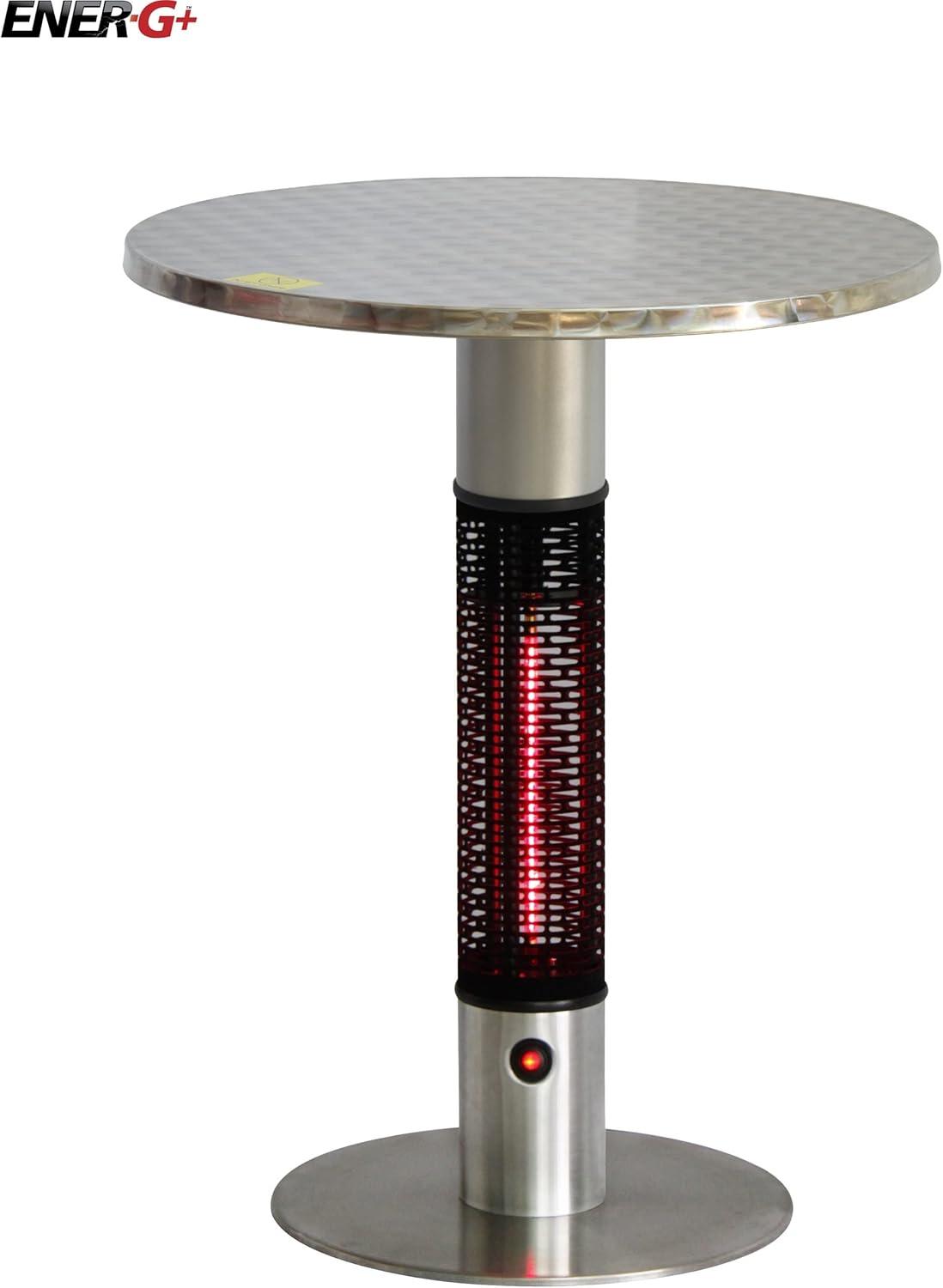 Infrared Electric Bistro Table Outdoor Heater - Silver - EnerG+