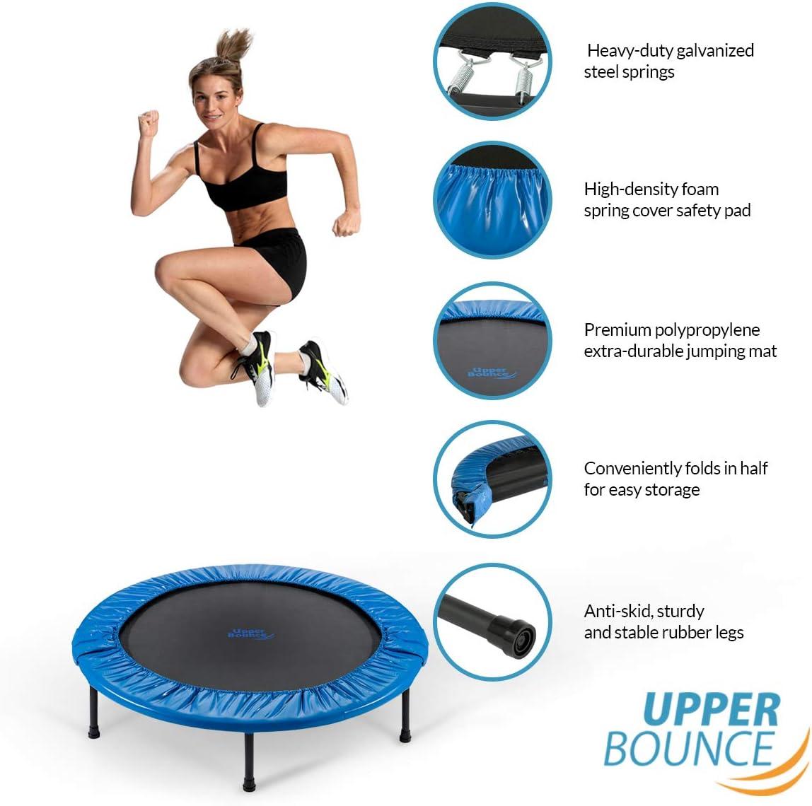 Upper Bounce Machrus Upper Bounce Mini Trampoline - Rebounder Exercise Fitness Trampoline