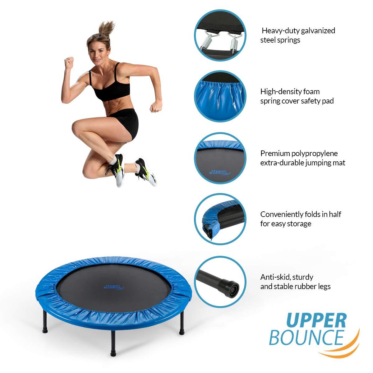 Upper Bounce Machrus Upper Bounce Mini Trampoline - Rebounder Exercise Fitness Trampoline