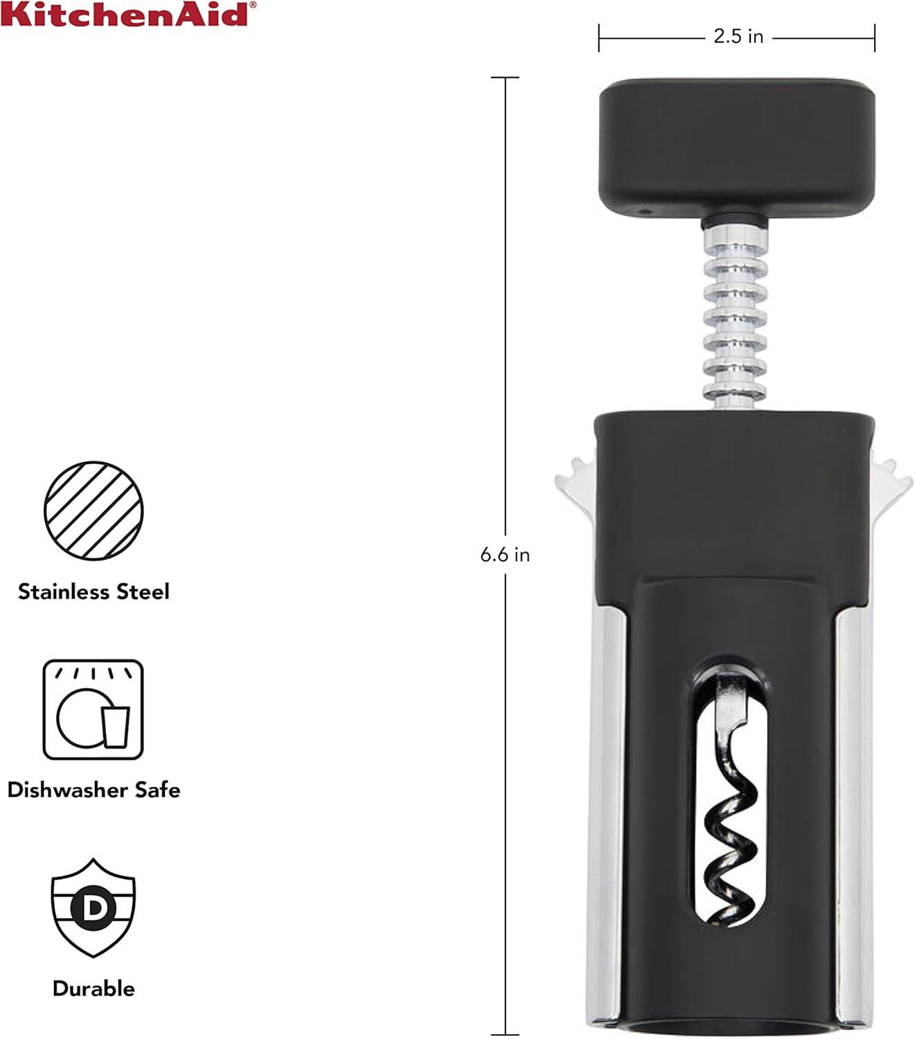 KitchenAid® KitchenAid® Winged Corkscrew, 6.6-Inch, Black