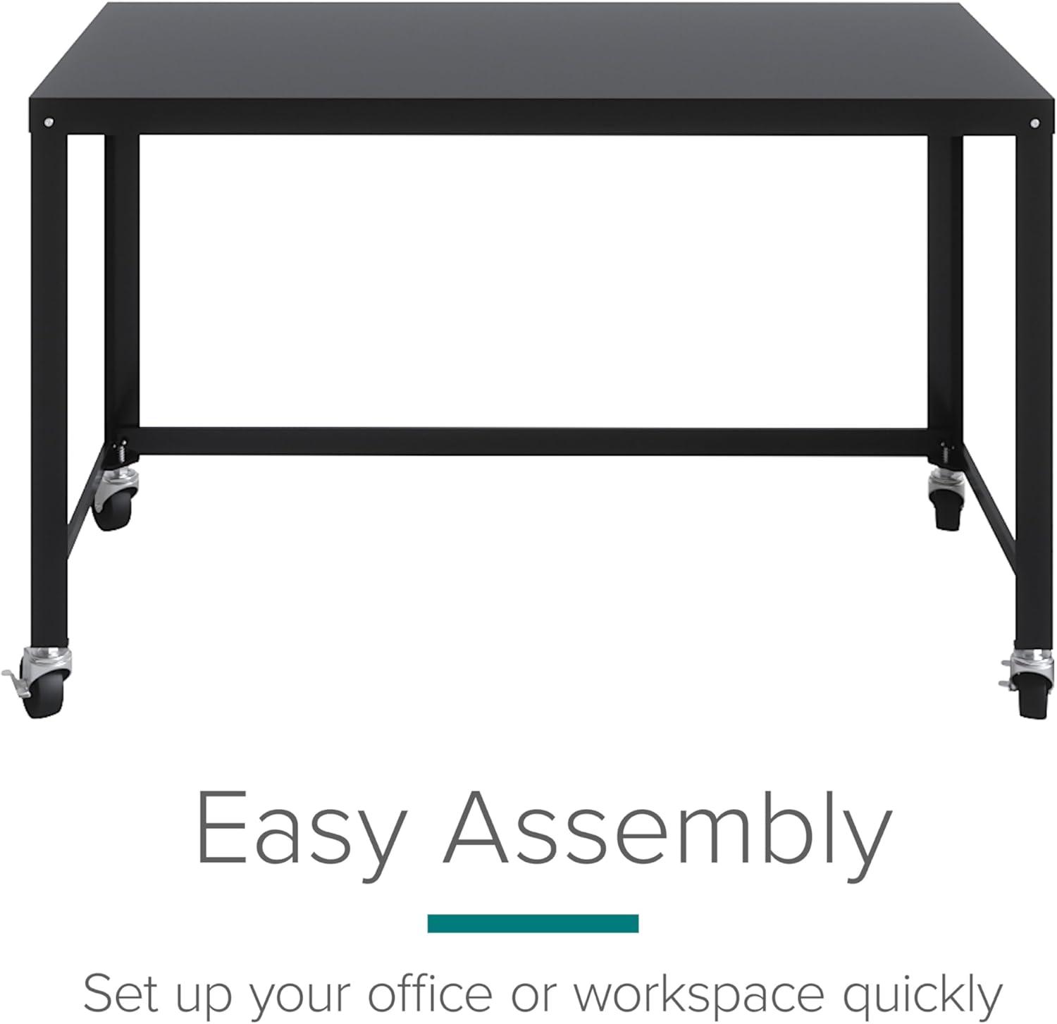 Space Solutions Mobile Desk Steel