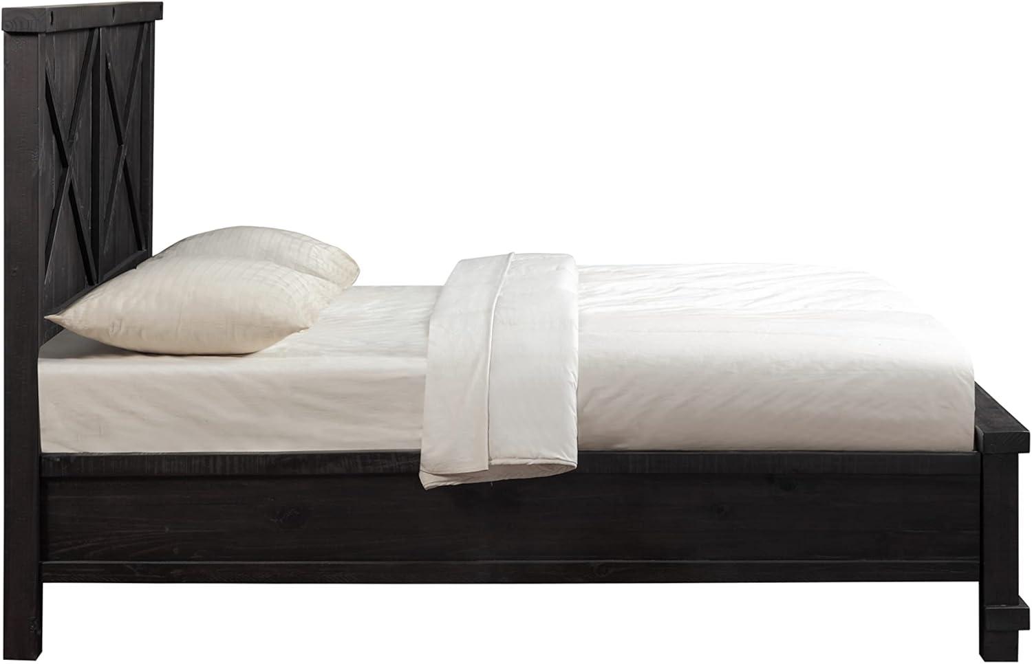 Yosemite Cafe Solid Wood Panel Storage Bed