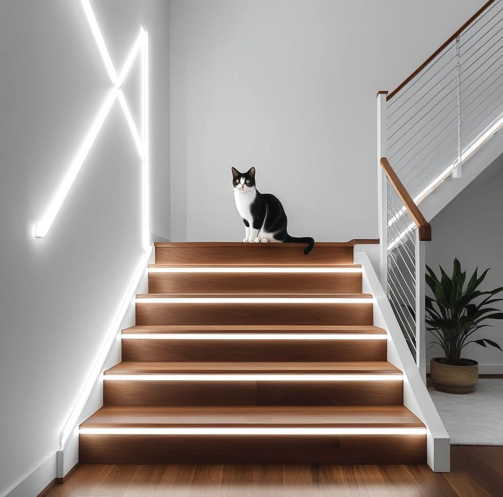 16.4ft White LED Neon Strip Lights for Indoor/Outdoor Use