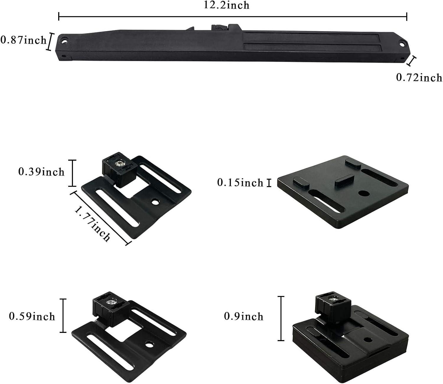 2PCS Soft Close barn Door Hardware kit Barn Door Soft Close Mechanism Spring Buffer Damper Hole-Free Version Fit for Door Weight 60-176 Pounds Adjustable Door Stoppers 2022NEWEST (Use for 20-40)