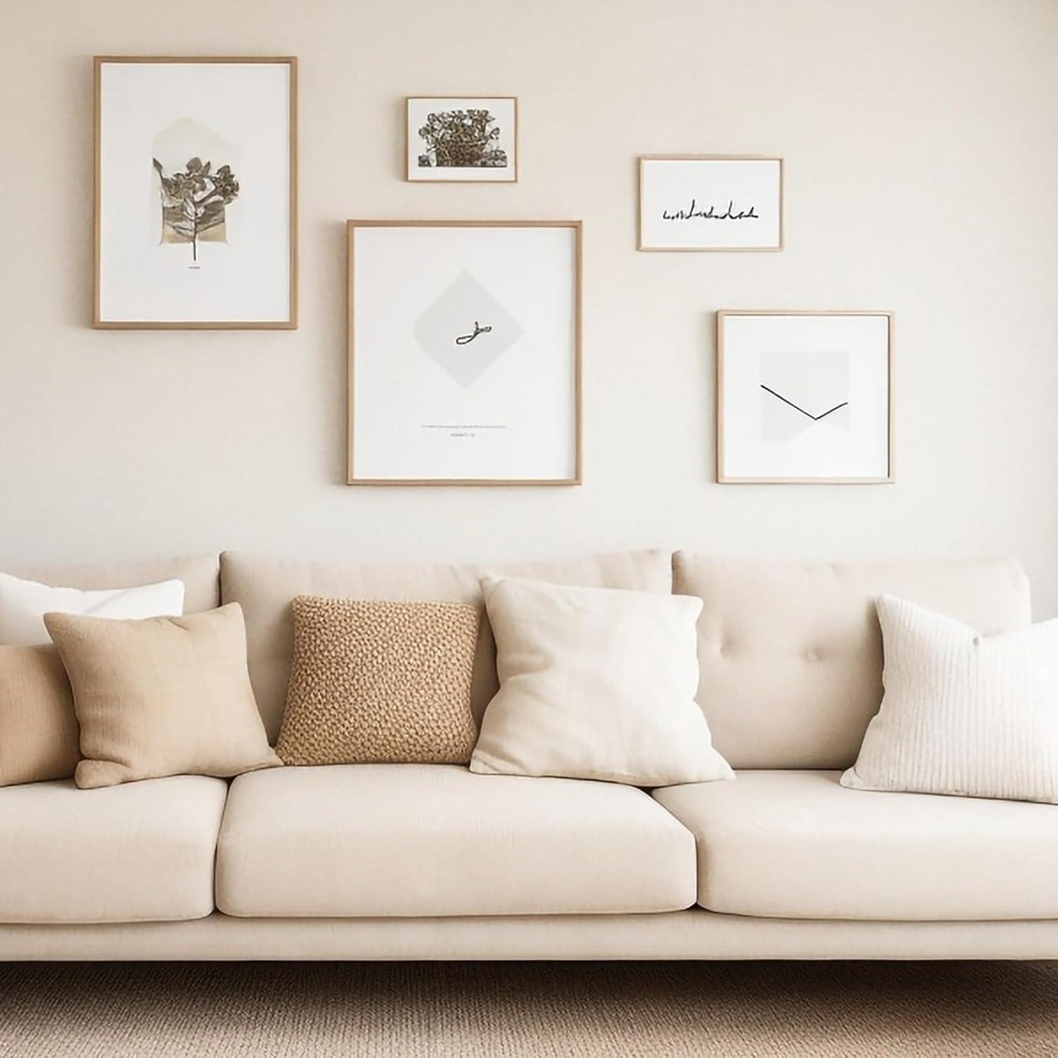 THROW PILLOW, SOFA PILLOW, OUT DOOR PILLOW, COUCH PILLOW, BEDDING PILLOW Inserts (Set of 2, White), 18x18 Inches - Lightweight Fillers for Sofa, Bed, and Home Décor (18x18 Inch (Pack of 2)