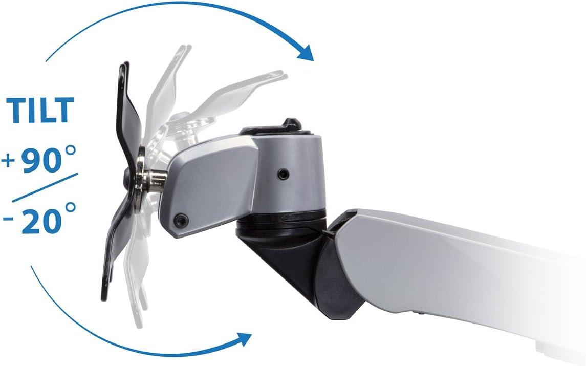 Mount-It! Full Motion Adjustable Single Monitor Wall Mount | Tilt, Rotate, Swivel Arm Wall Mount Stand | Fits Up to 32 in. Screens