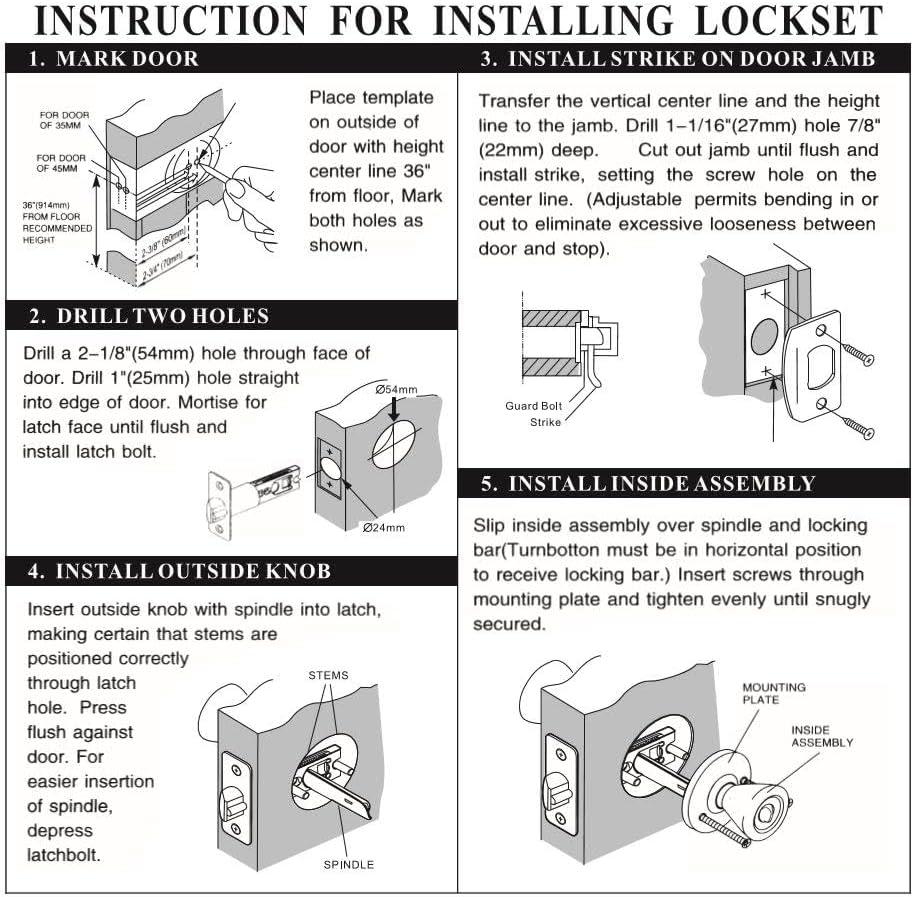 Terrace Keyed Door Knob