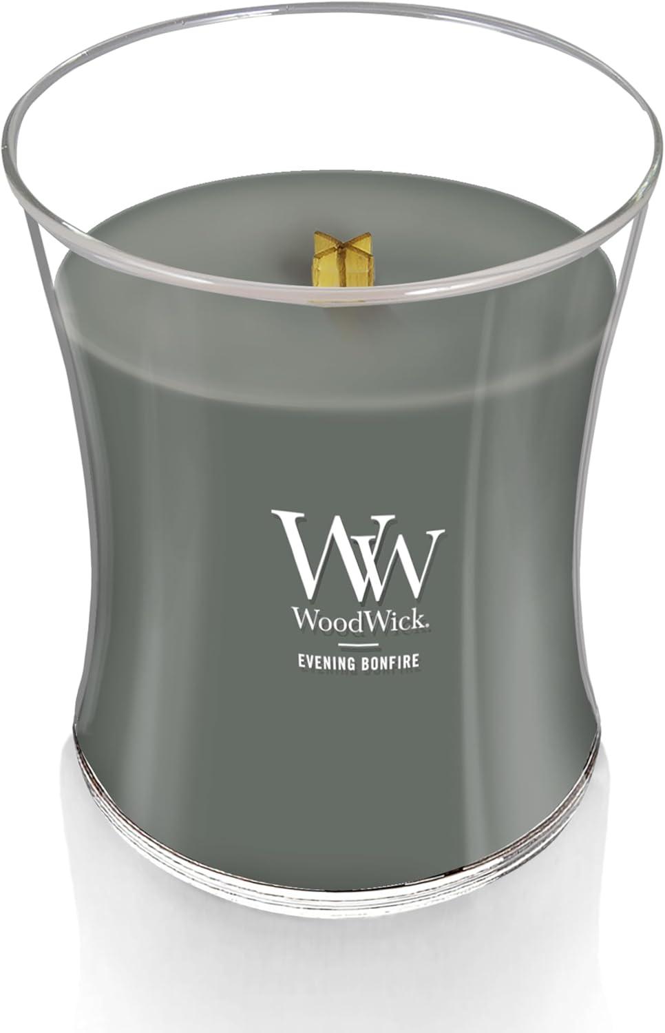 WoodWick Evening Bonfire- Medium Hourglass candle
