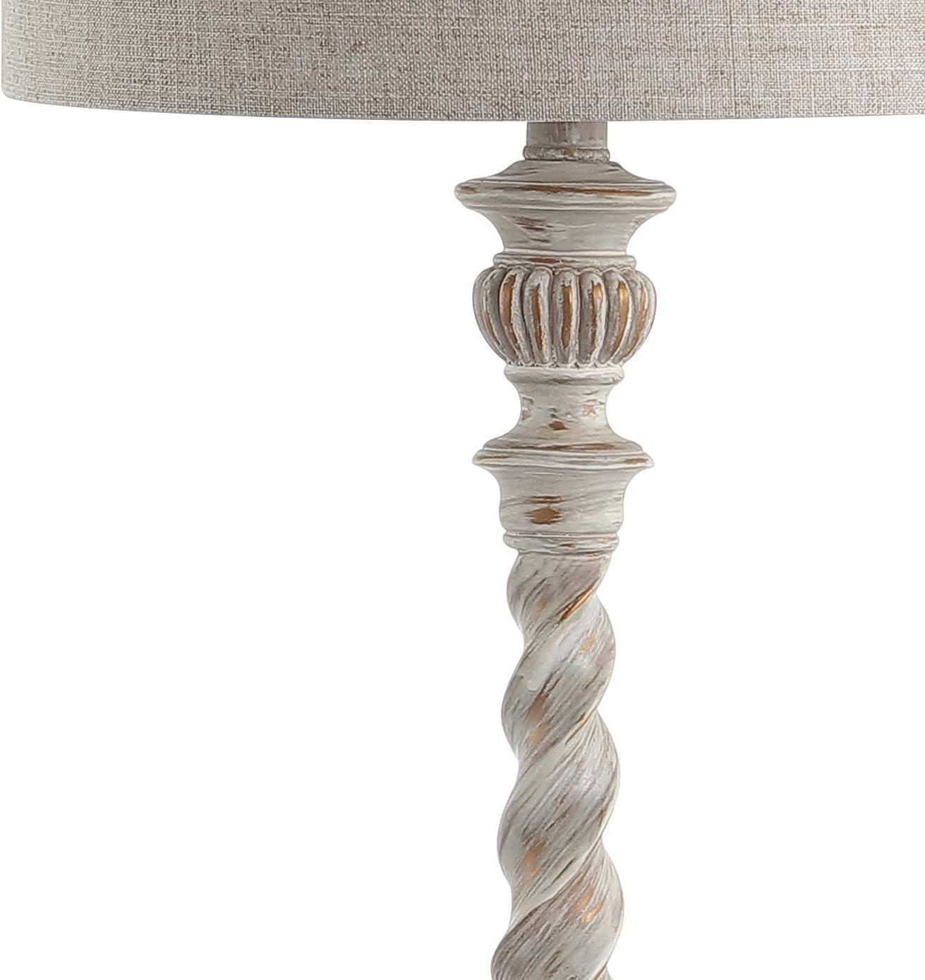 Jonathan Y Lighting Jyl3031 Regent 1 Light 33" Tall Led Buffet Table Lamp - White