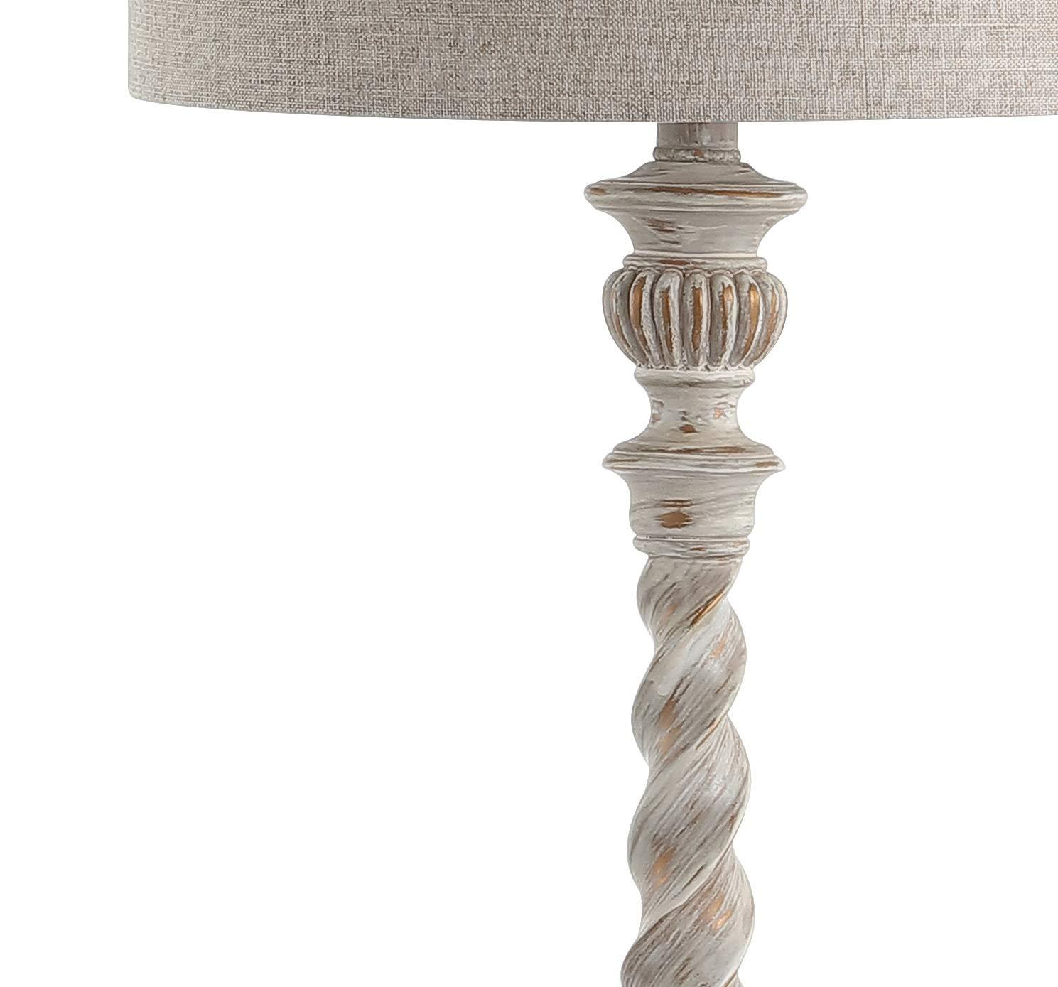 Jonathan Y Lighting Jyl3031 Regent 1 Light 33" Tall Led Buffet Table Lamp - White
