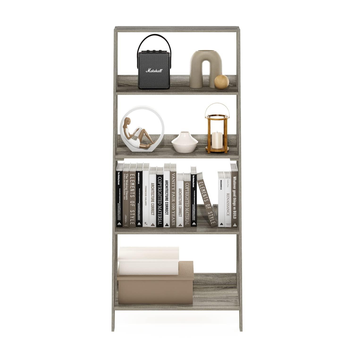 AKLOV 5-Tier Ladder Bookcase Display Shelf