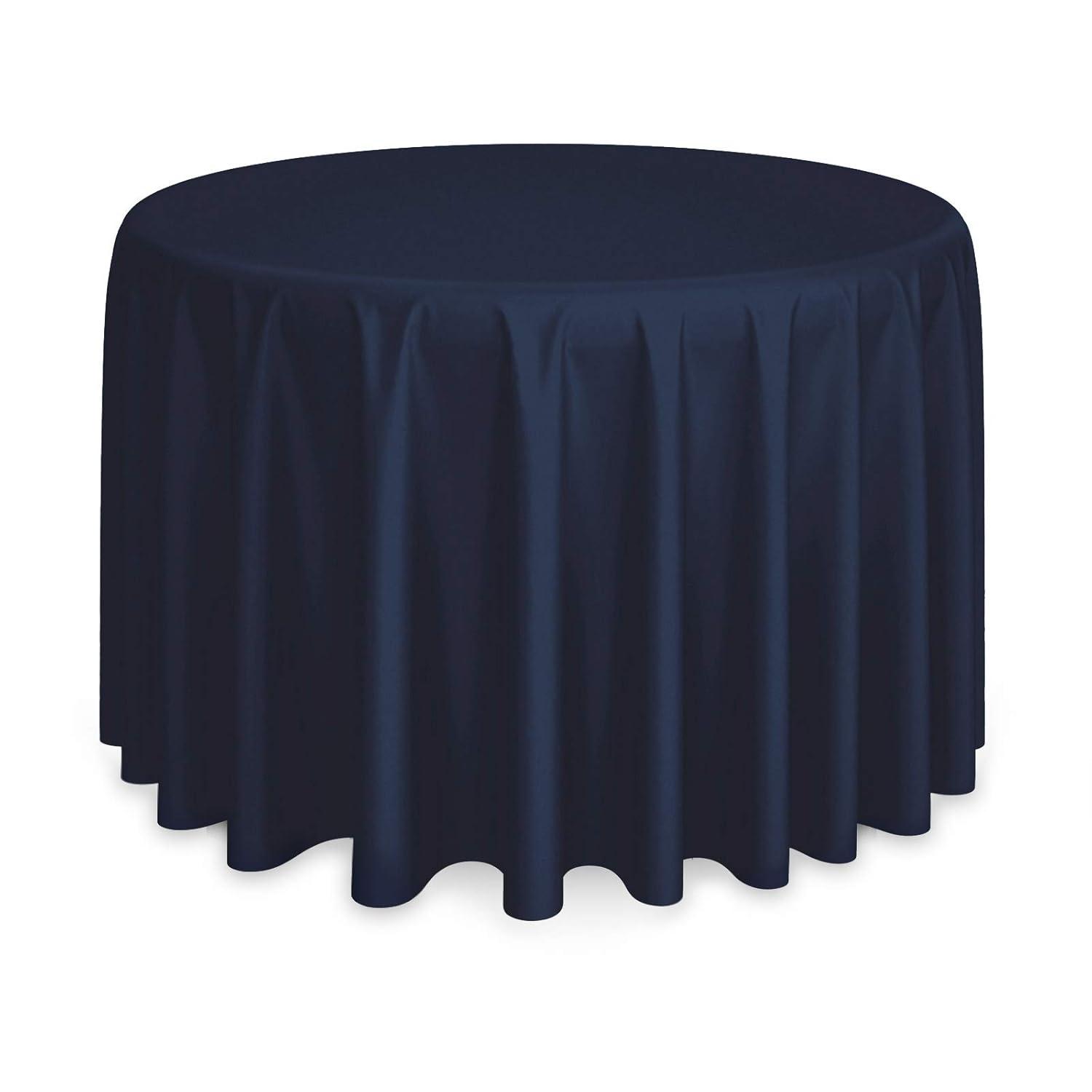 Lann's Linens Solid Color Round Tablecloth