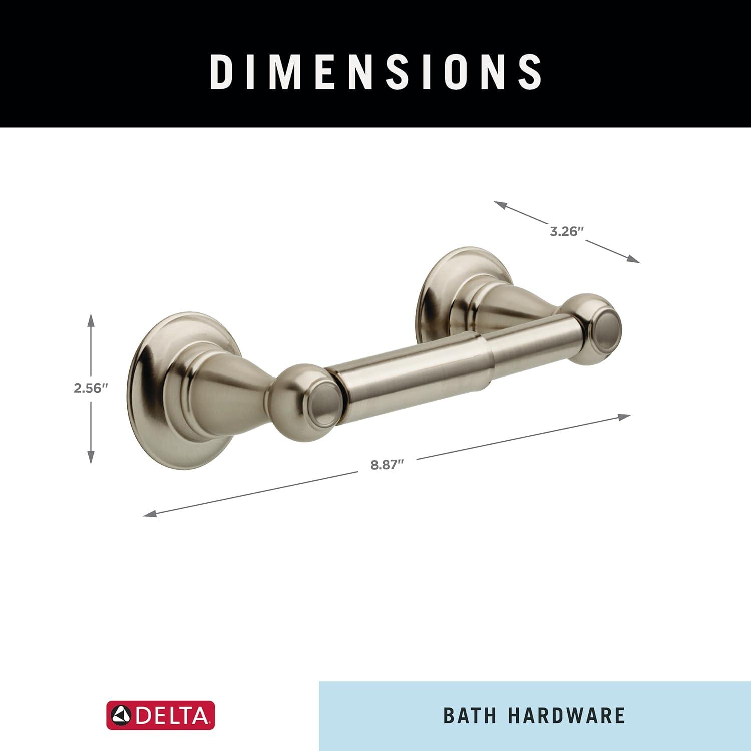 Delta Brushed Nickel Traditional Toilet Paper Holder