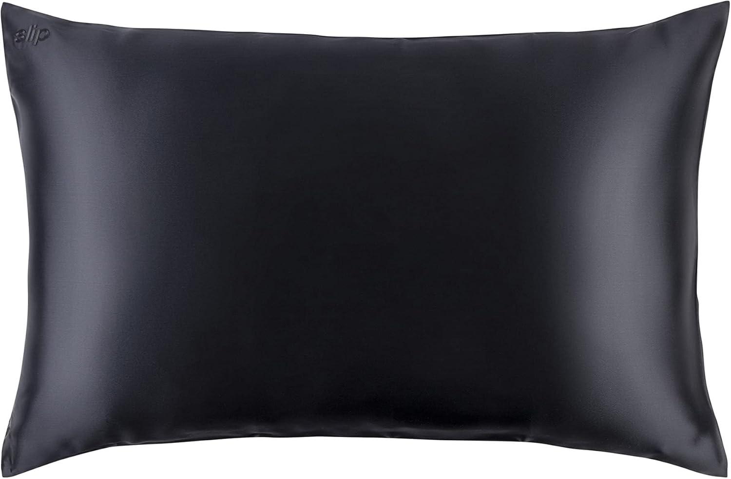 Slip Pure Silk Pillowcase Bedding, Black, Queen