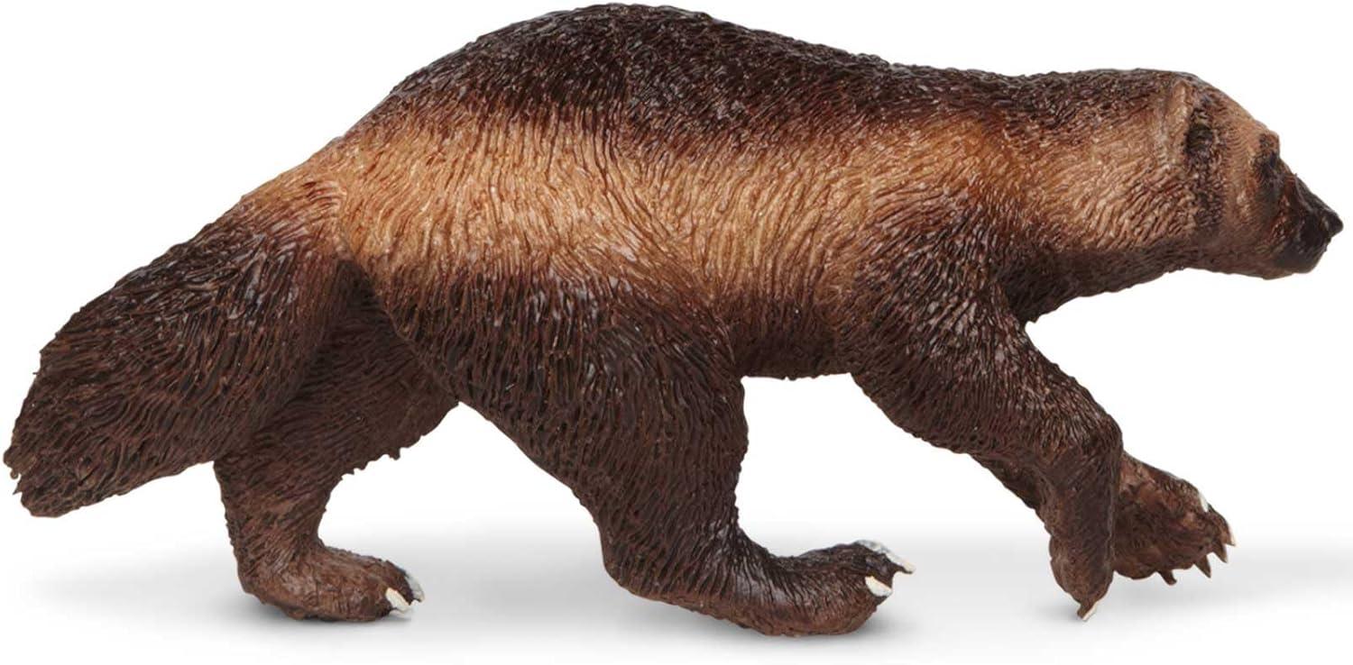 Safari Ltd. Wolverine Figurine - Lifelike 3.75" Model Figure - Educational Toy for Boys, Girls, and Kids Ages 3+