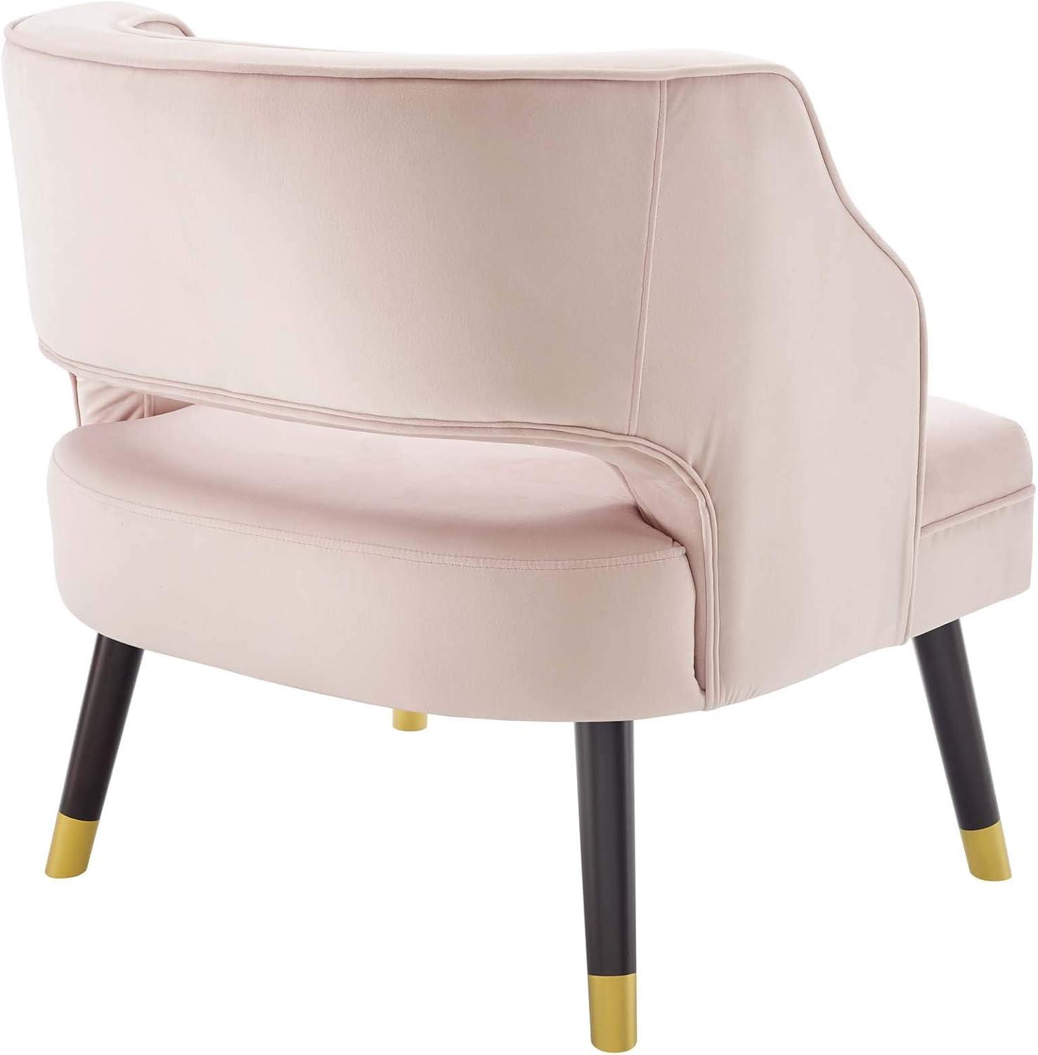 Carson Carrington Taktsberget Velvet Armchair by Modway