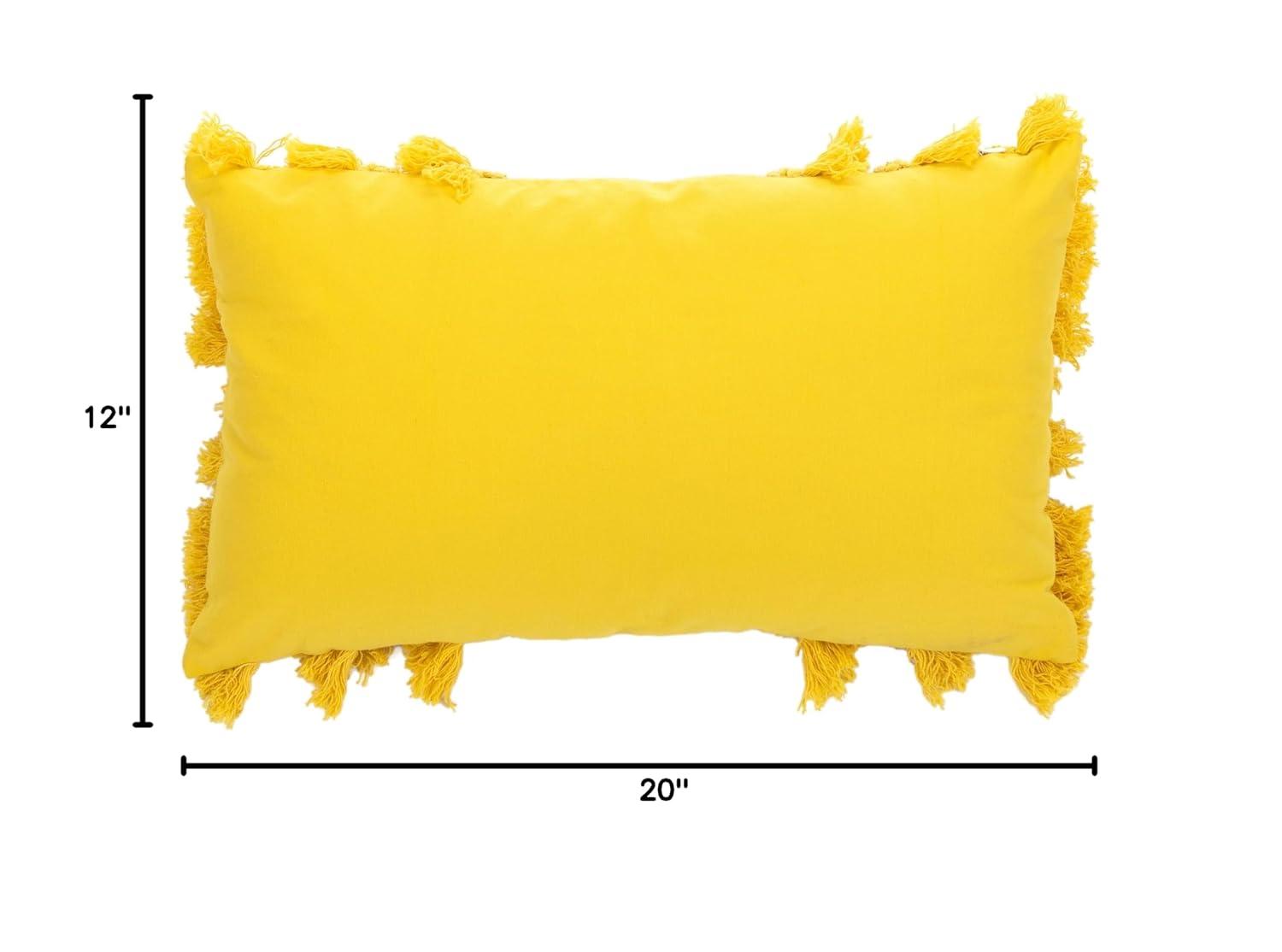 Safavieh Fringed Cotton Throw Pillow