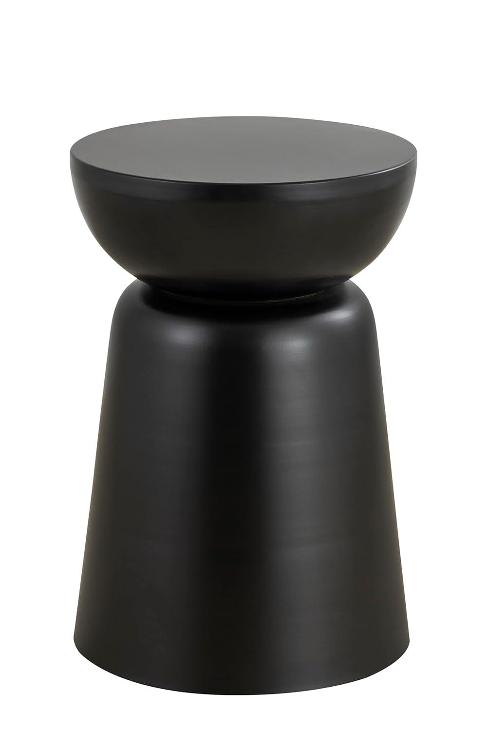 DRAM 21" Black Iron Modern Stool