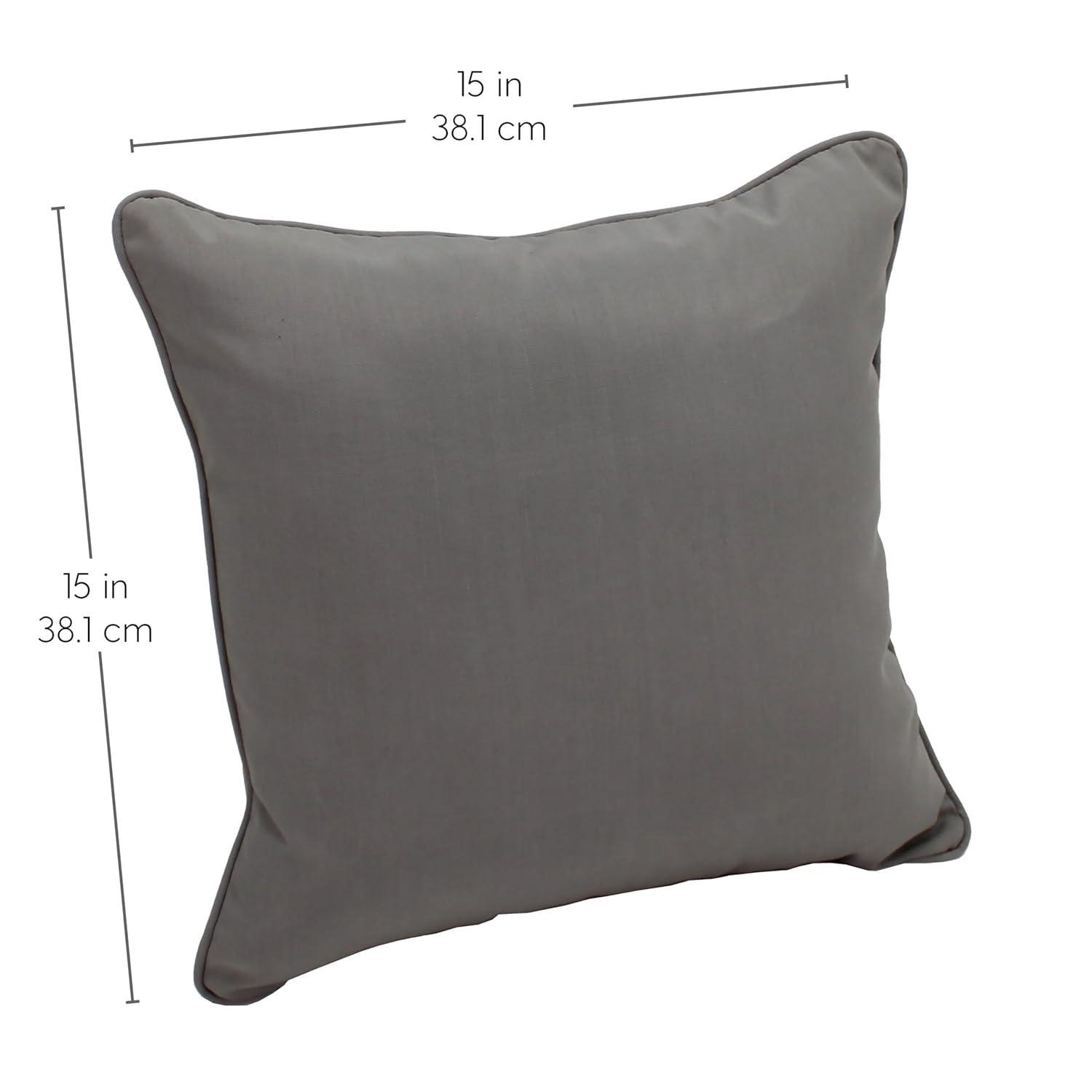 Element Synthetic Throw Square Indoor/Outdoor Pillow Cover & Insert (Set of 2)