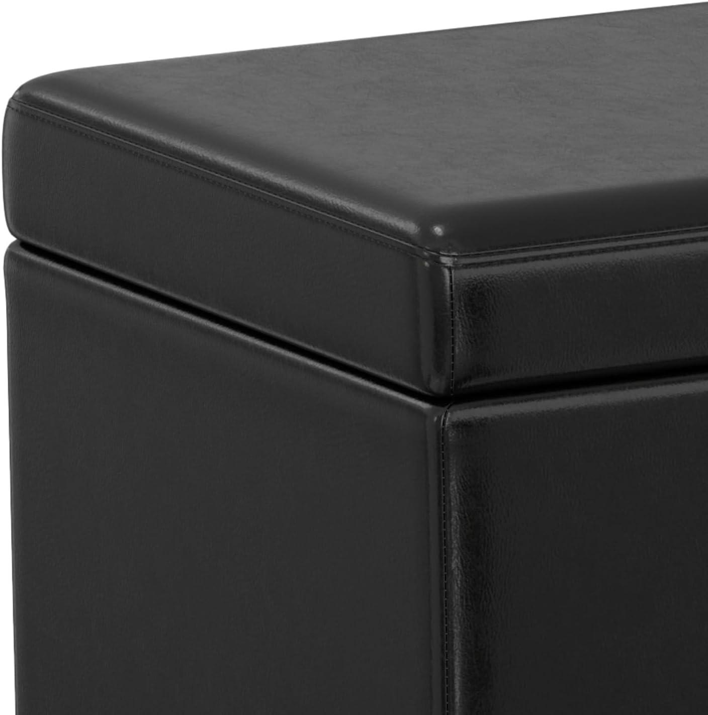 Simpli Home Avalon Extra Large Storage Ottoman Bench,Assembled