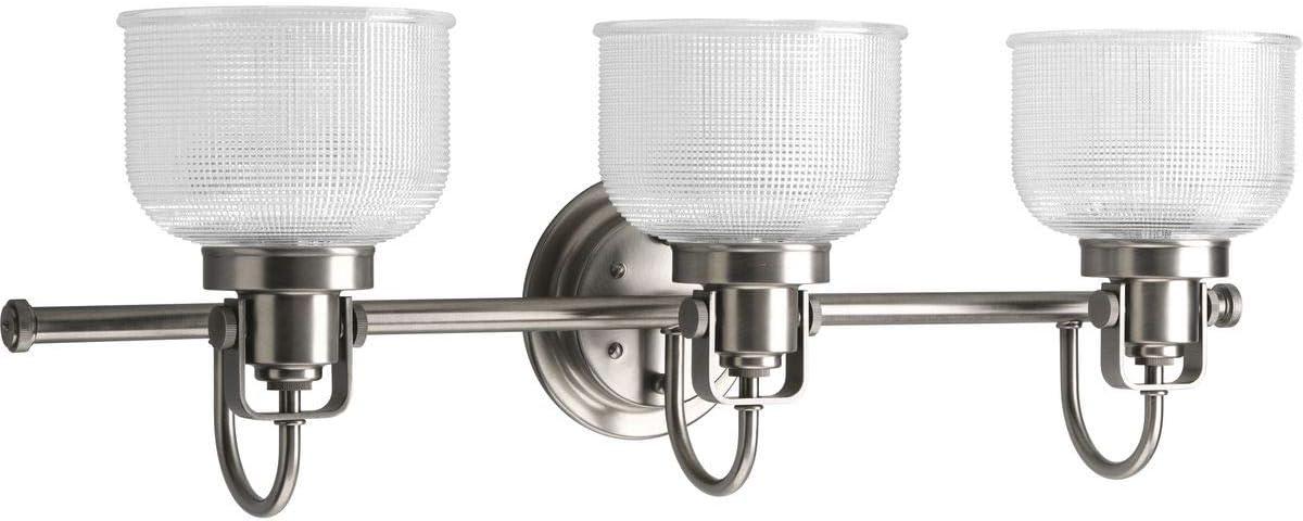 Rosser 3 Light Transparent Dimmable Vanity Light