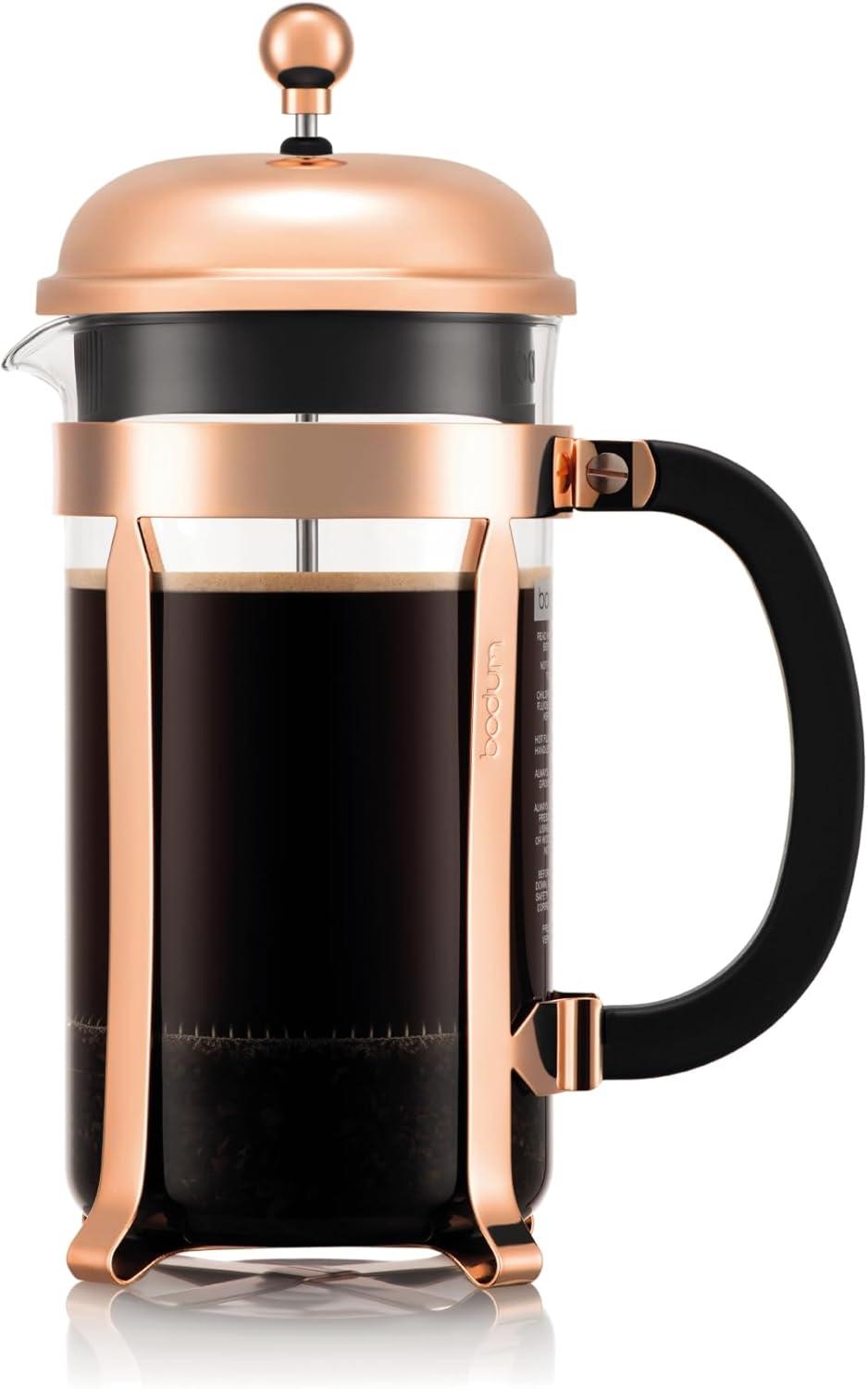Bodum 11652-18 Bodum Chambord French Press Coffee Maker with Borosilicate Glass Beaker