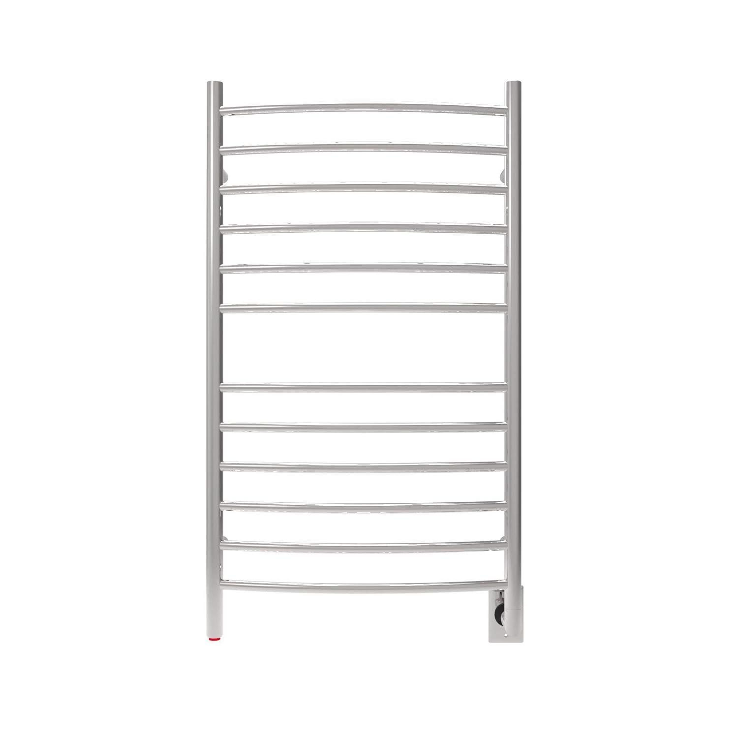 Radiant Large Curved Towel Warmer Hybrid Hardwired or Plug in